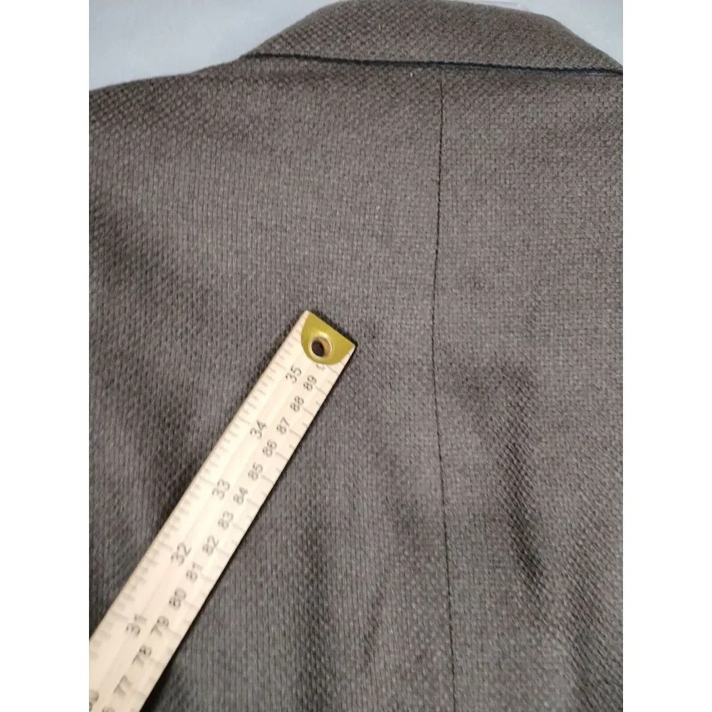 Joseph & Lyman Mens 44L Jacket Brown Cashmere Sport‎ Coat Three-Button Front